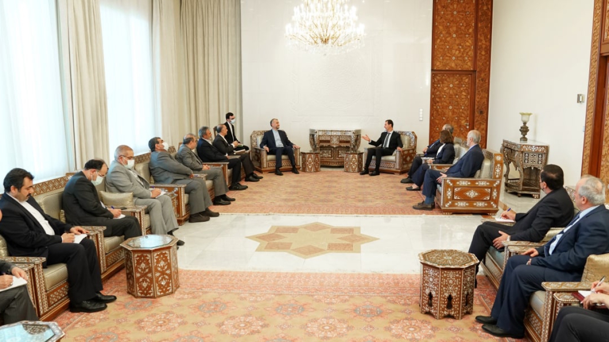 Президент Сирии принял делегацию нового главы МИД Ирана