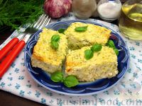 Фото к рецепту: Кабачково-творожная запеканка