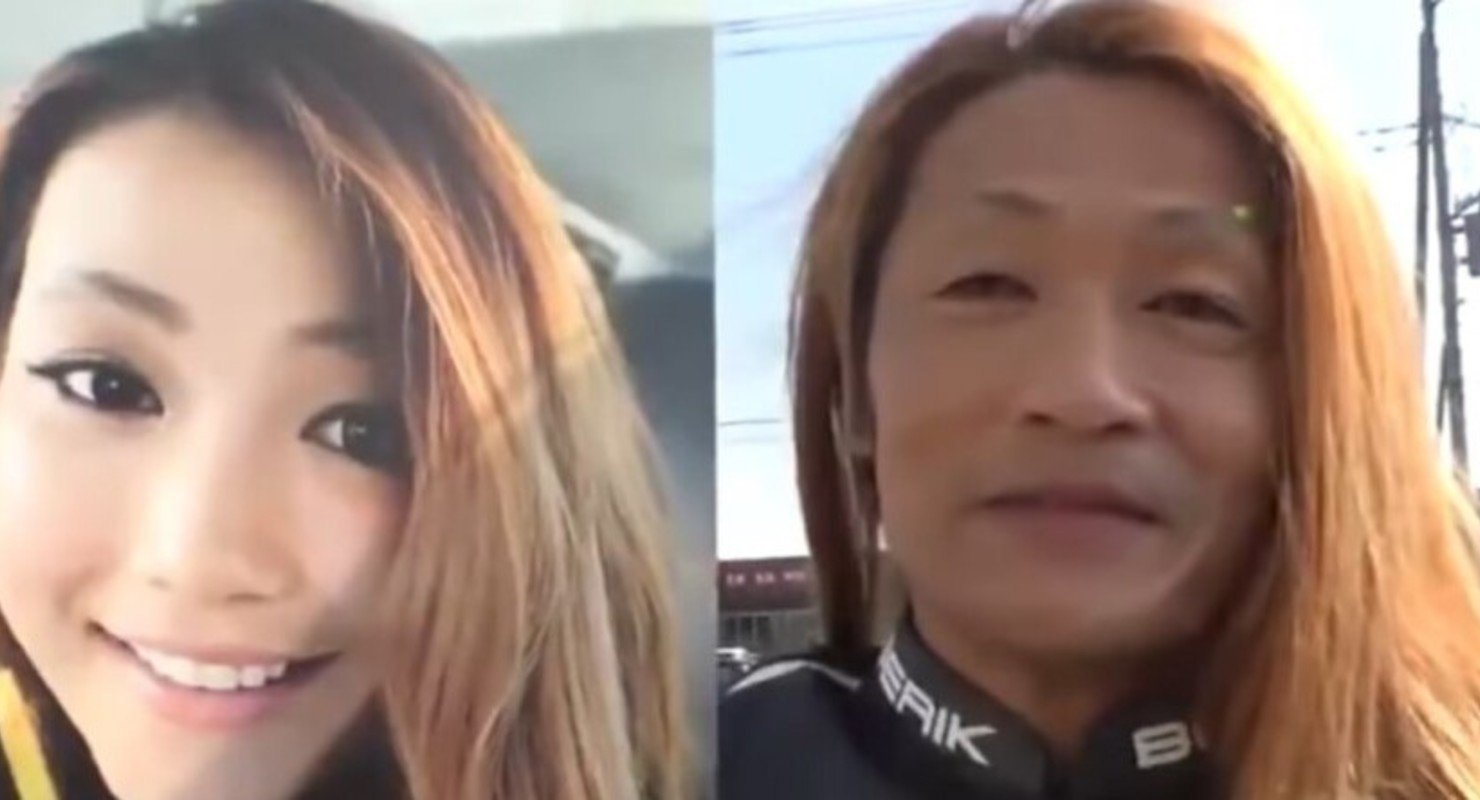 Миловидная байкерша оказалась пятидесятилетним мужчиной