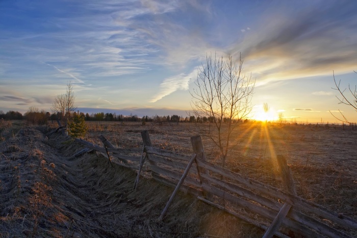 В деревне весной 