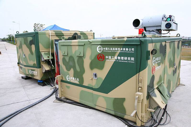 Китайские боевые лазеры ПВО оружие