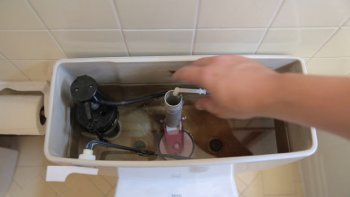 Кран с раковиной для сливного бачка