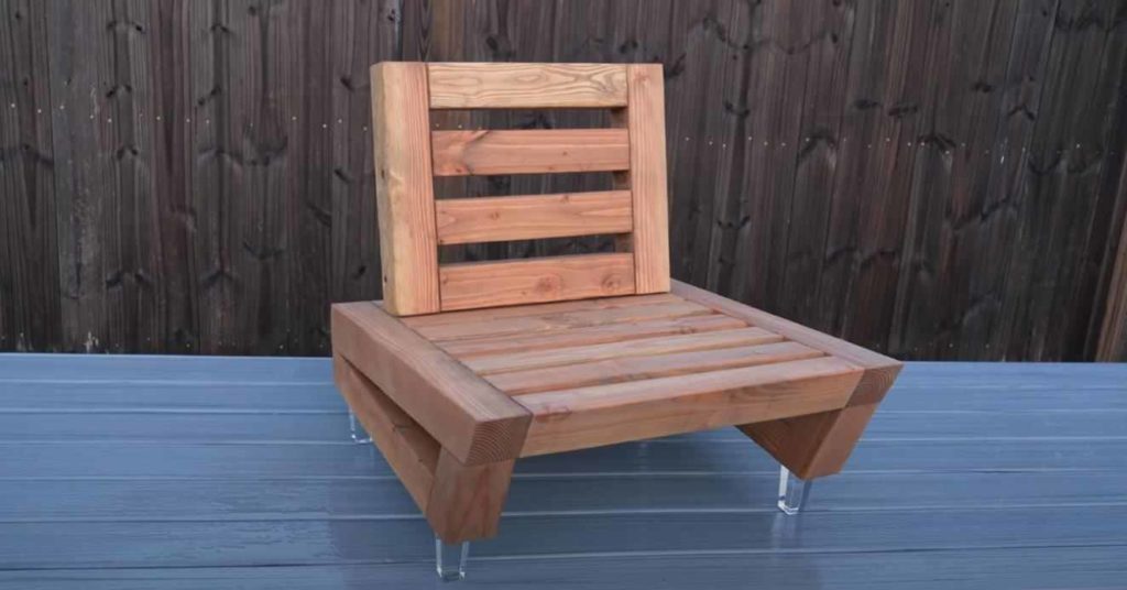 Как сделать модульный стул-кресло из деревянного бруса