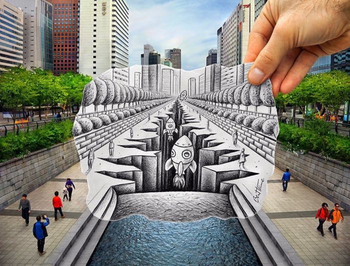 Ракеты. Автор: Ben Heine.