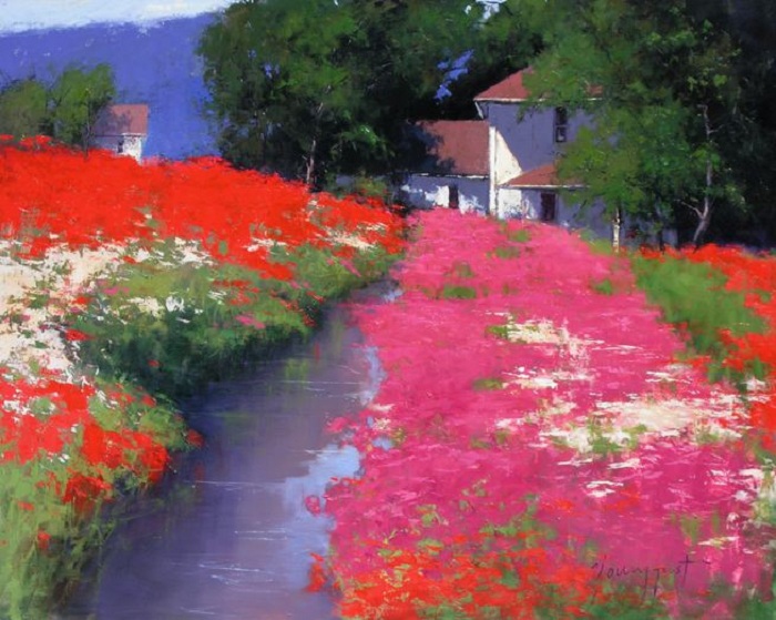 Деревенские пейзажи на эмоциональных картинах с мощной энергетикой Деревенские пейзажи на эмоциональных картинах с мощной энергетикой