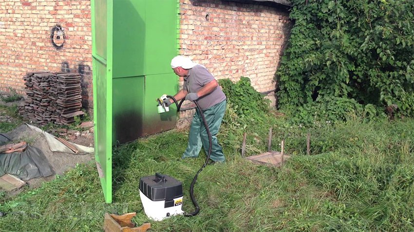 Напольный электрический краскопульт