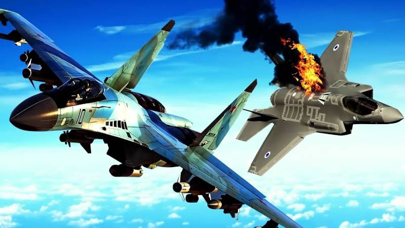 Су-35 против самолетов НАТО ввс