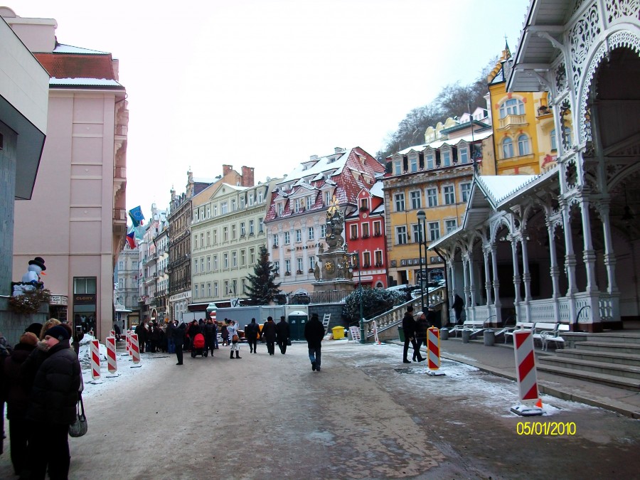 Зимой в Карловых Варах Зимой в Карловых Варах
