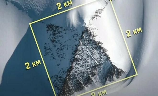 Ледник в Антарктиде растаял, и из под снега стало видно гору, похожую на ровную пирамиду пирамида, самом, имеет, также, форма, закрытыми, остались, которой, результаты, операцию, масштабную, регионе, провела, Великобритания, однако, выдумкой, показаться, могла, секретной, документами Идея