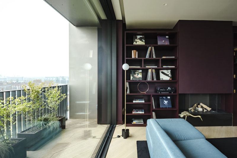 Необычная цветовая гамма для современных апартаментов в Лондоне англия