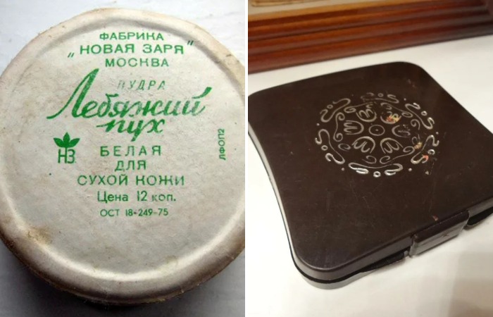 Пудра была в нескольких оттенках 