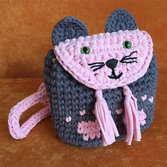 Вязаные рюкзачки ручной работы. Вот уж прикольно придумали рукодельницы! Вязаные рюкзачки ручной работы. Вот уж прикольно придумали рукодельницы! handmake,вязание,поделки своими руками