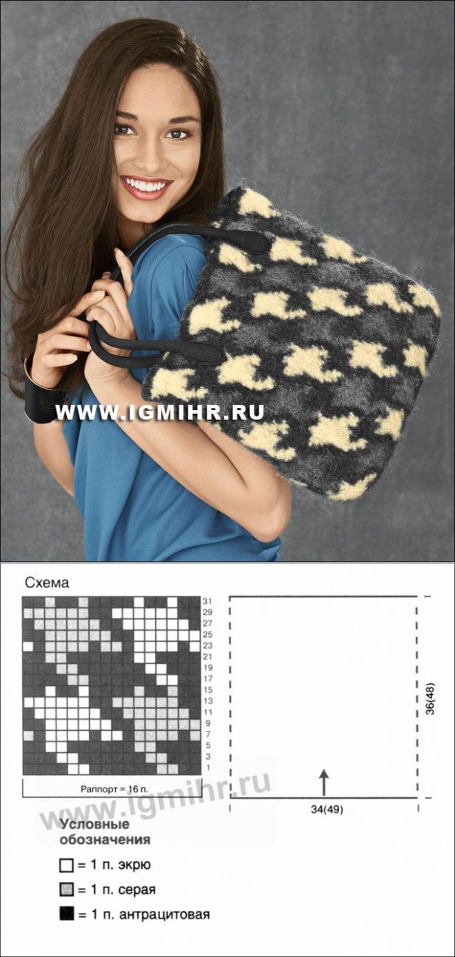 Узор «Гусиные лапки» в технике ленивого жаккарда: в стиле Коко Узор «Гусиные лапки» в технике ленивого жаккарда: в стиле Коко идеи,одежда,рукодельнице на заметку,своими руками,узор гусиные лапки