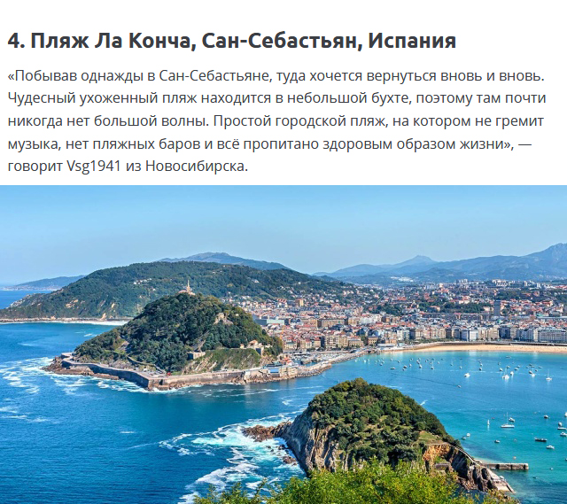 Лучшие пляжи мира по мнению путешественников и туристов  