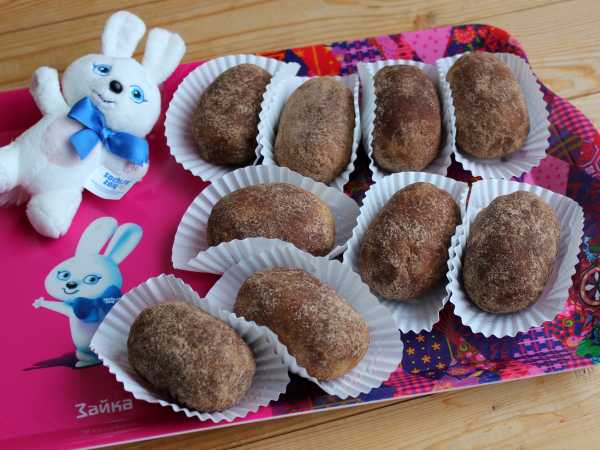 Ингредиенты для пирожного картошка