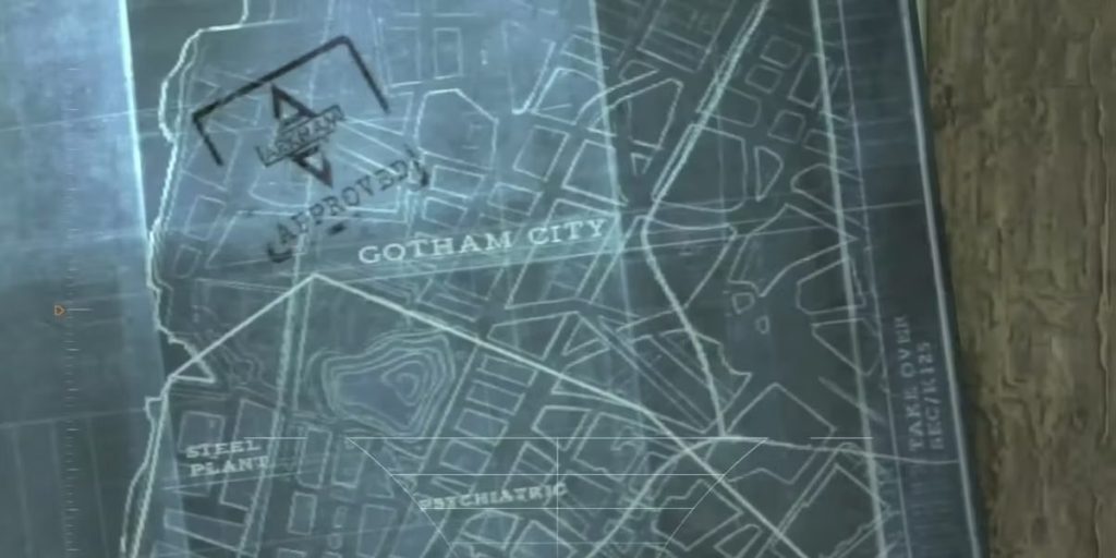 Batman: Arkham Asylum: Намёк на Arkham City