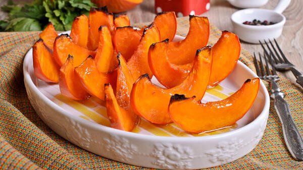 Как приготовить карамелизированные тыквенные дольки - Еда на Toplenta