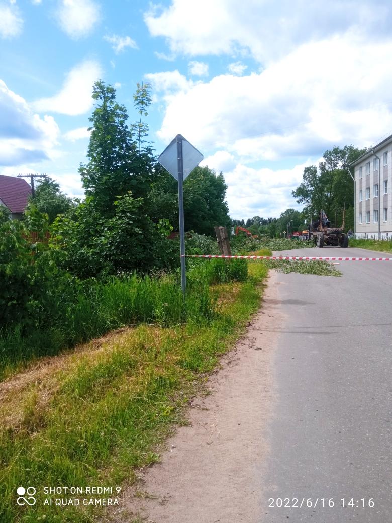 В Западной Двине приступили к благоустройству общественной территории на улице Ленина