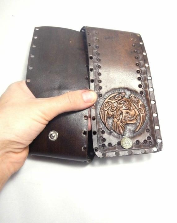 Маленькая кожаная сумочка на пояс кожаная сумочка