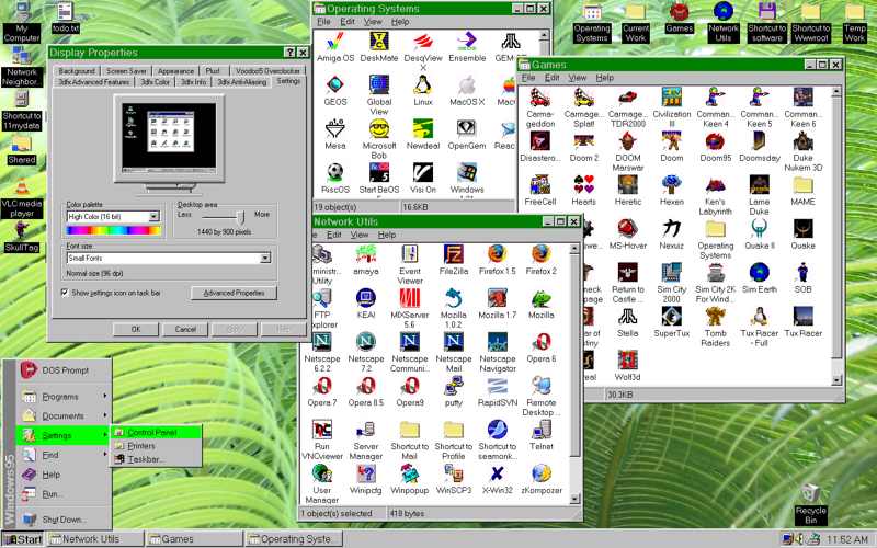 Ностальгия по молодости - Windows 95 windows, винда, программа, старое