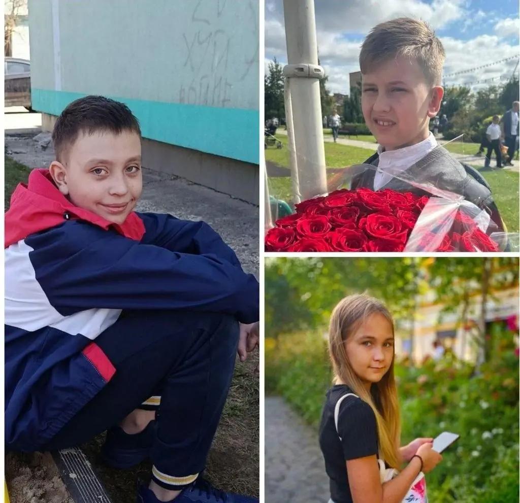 Сейчас ориентировки с фотографиями детей расклеены по всему городу