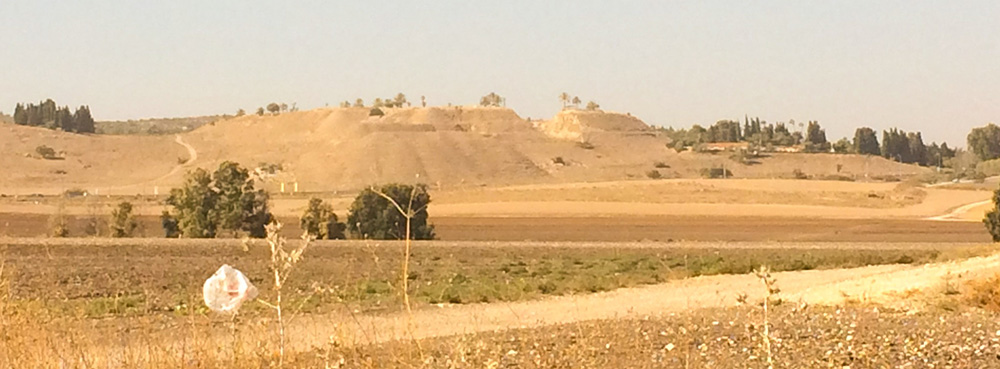 Место битвы в Мегиддо , видимое с запада