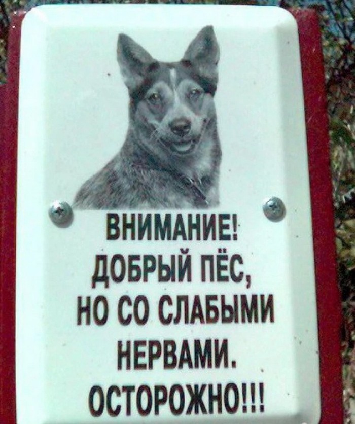 Фотография: 16 табличек от хозяев с прекрасным чувством юмора №3 - BigPicture.ru