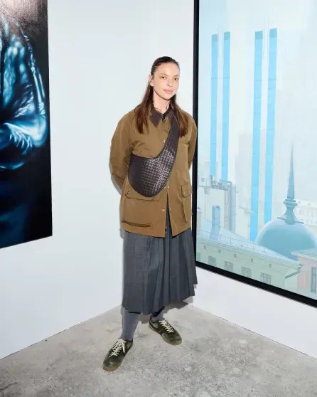 Аркадий Новиков, Маша Цигаль, Катя IOWA, Полина Киценко посетили выставку-ярмарку современного искусства 