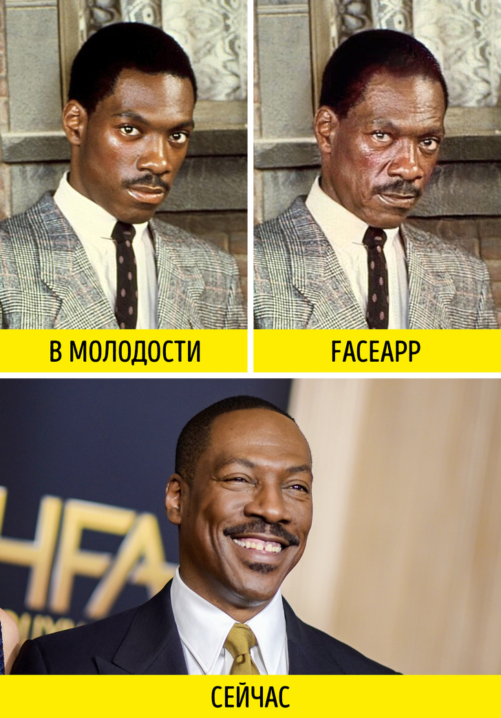 Будем ли мы стареть так, как предсказывает FaceApp? Проверяем на звездах faceapp,внешность,возраст,знаменитости,интересное,технологии,фотография