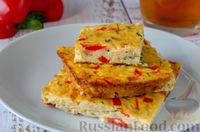 Фото к рецепту: Запеканка из цветной капусты со сладким перцем и луком