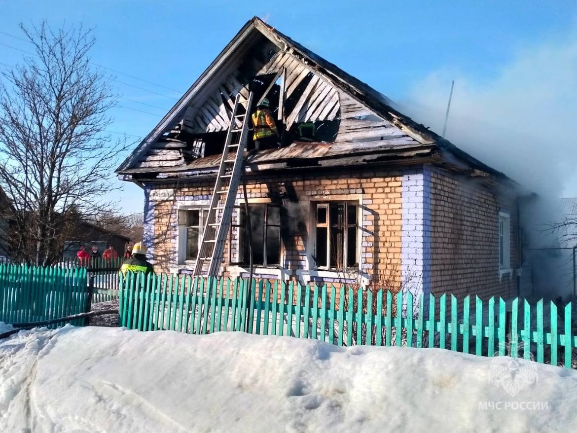 В Вичуге на пожаре в своем доме погиб 59-летний мужчина