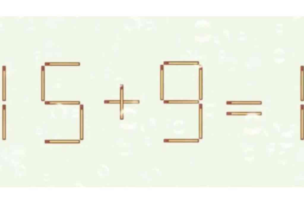 Одна спичка, одна ошибка: найдите решение головоломки за 15 секунд