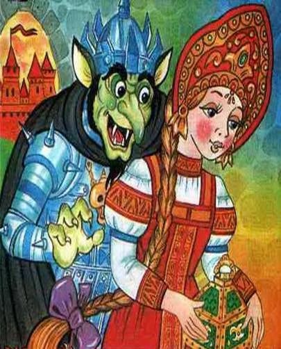 Картинка с кощеем из русских сказок
