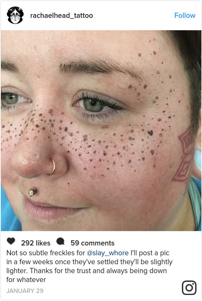 Freckle Tattoos