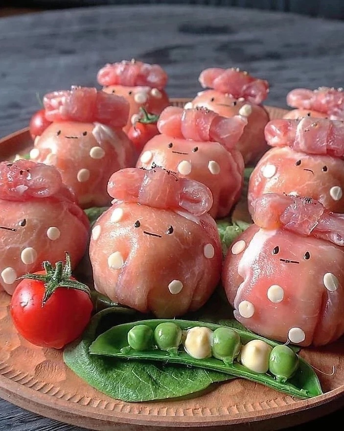 Девушка из Японии создает шедевры из еды для своей семьи еда,креатив