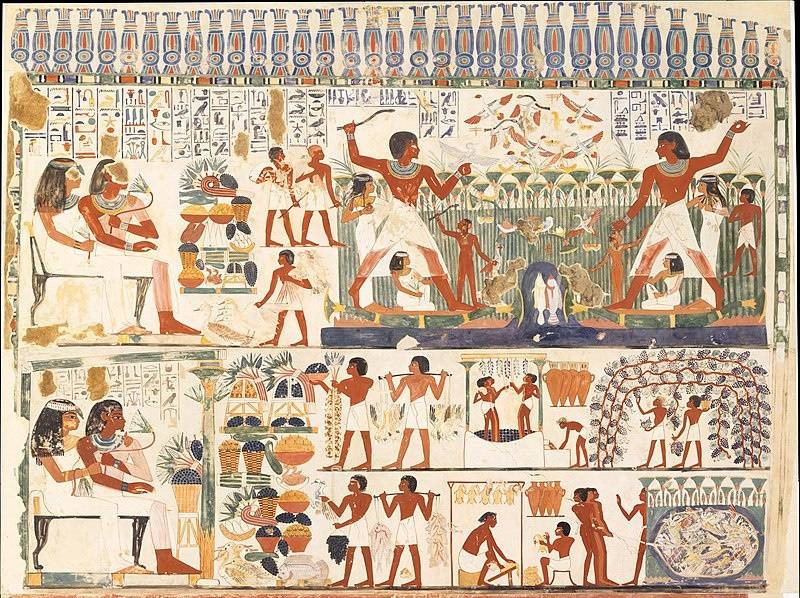 За древним египетским столом история