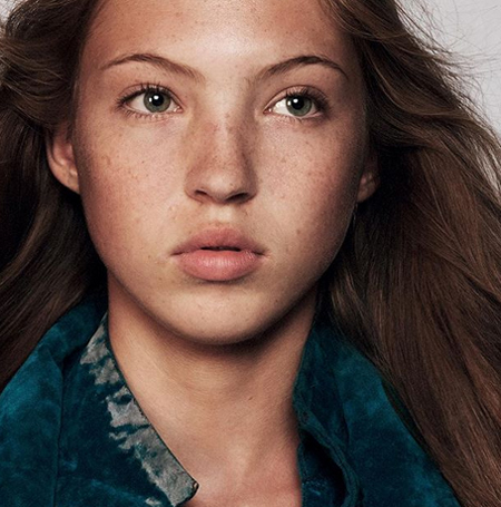 Копия матери: дочь Кейт Мосс Лила Грейс появилась на новой обложке модного издания Дети,Дети знаменитостей