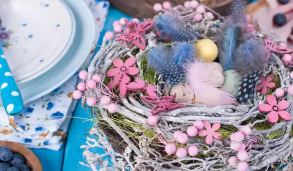 Интересные пасхальные украшения для дома
