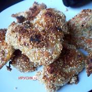 Cranchy sesam chicken wings Куриные крылышки с хрустящей кунжутной корочкой