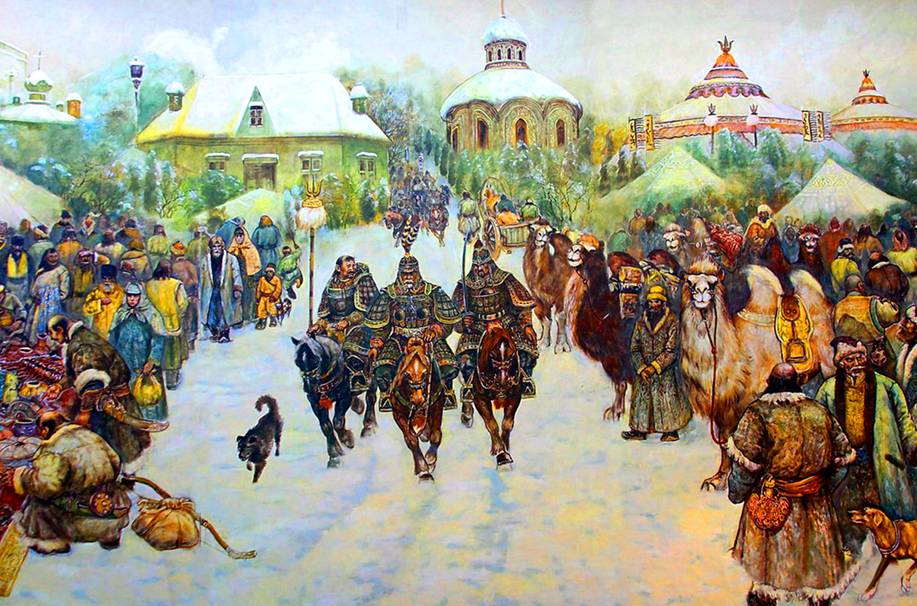 Монгольская администрация на Руси. Получение князьями ярлыка на княжение от хана.