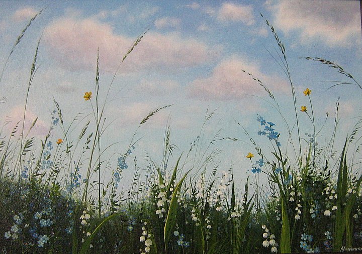 Инна Мелёшина – Цветы на фоне неба
