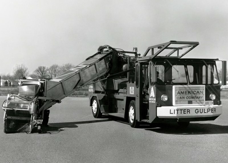 Mark II Litter Gulper Truck авто, мусоровоз, факты