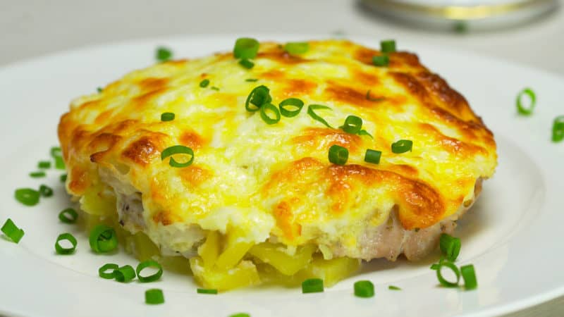 Картофель по-французски с сырной корочкой