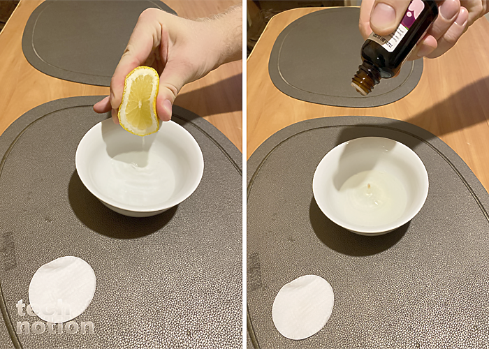 При помощи лимонного сока и масла чайного дерева можно сделать стойкий дезодорант / Изображение: дзен-канал technotion