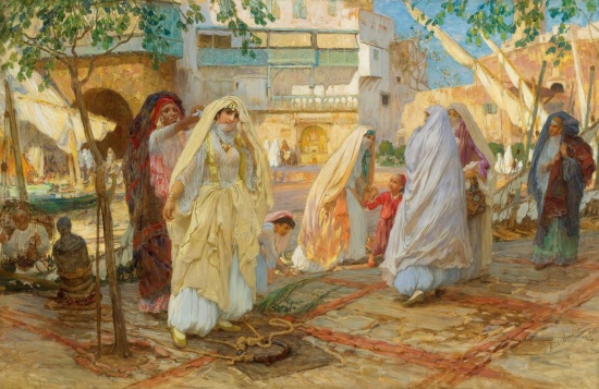 картина художника Фредерика Артура Бриджмена (Frederick Arthur Bridgman) – 14 художник Фредерик Артур Бриджмен (Frederick Arthur Bridgman) картины – 14