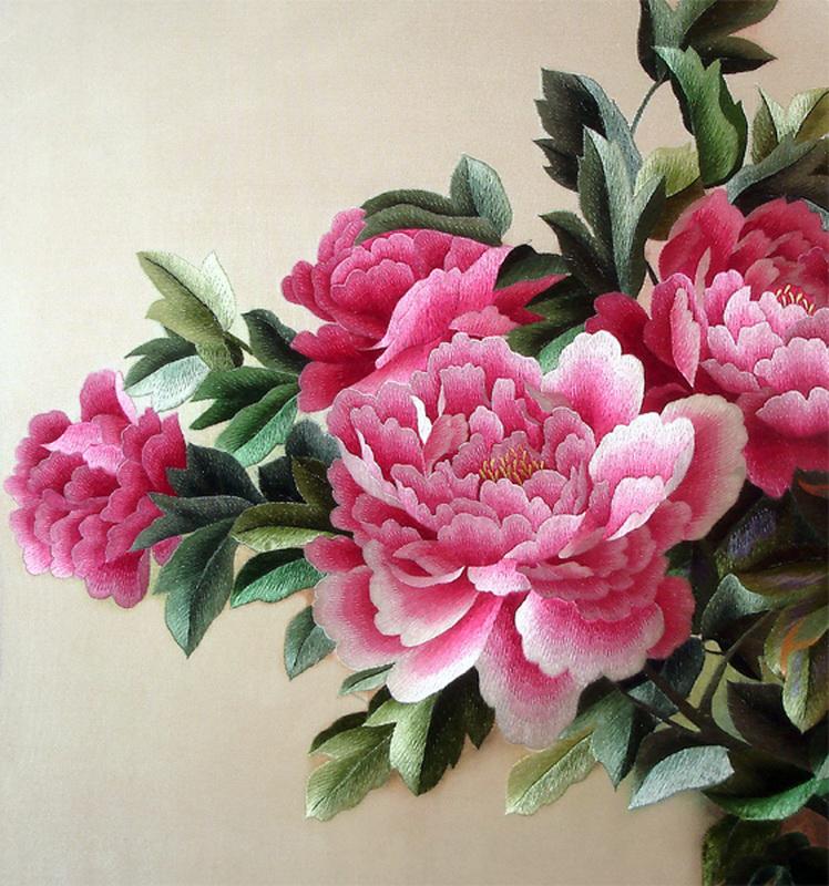 Вышивка шелком по шелку - жемчужина восточного искусства Вышивка шелком по шелку - жемчужина восточного искусства вышивка