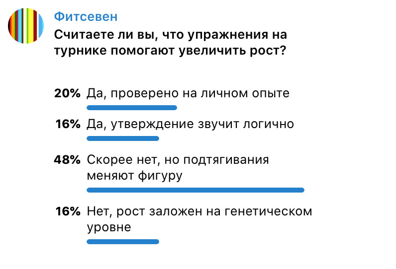 Турник для увеличения роста — опрос читателей