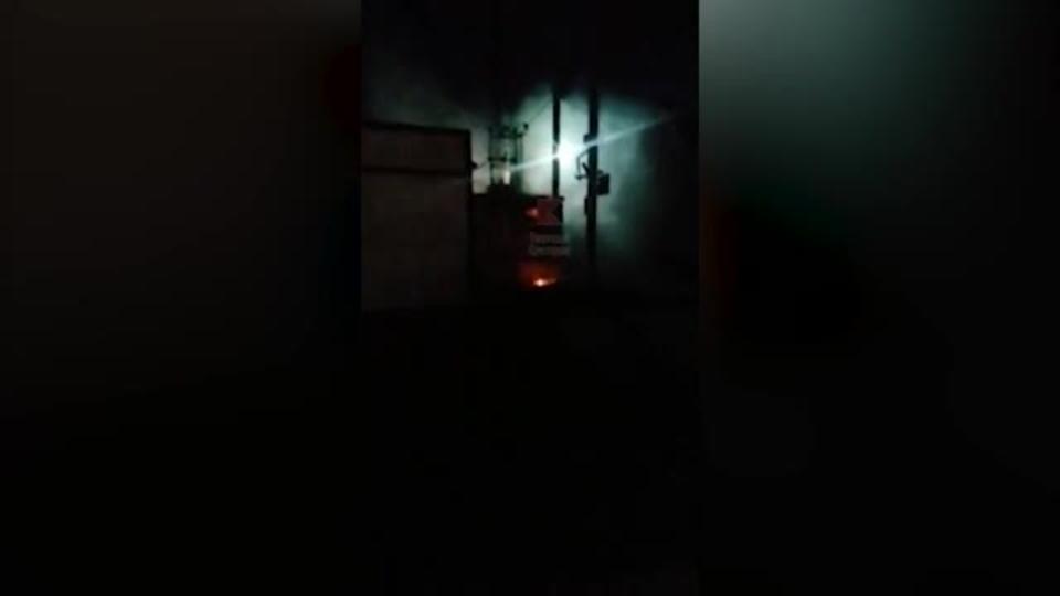 Пожар на трансформаторе: в Яблоновском на Кубани остались без света