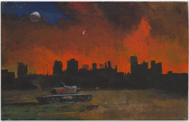 Томас Кинкейд, «Город с красным небом» (1979)  