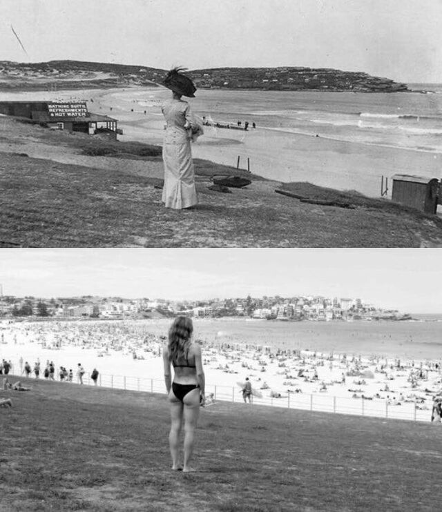 Фотография: Тогда и сейчас: 30 интересных фото, которые показывают течение времени №28 - BigPicture.ru